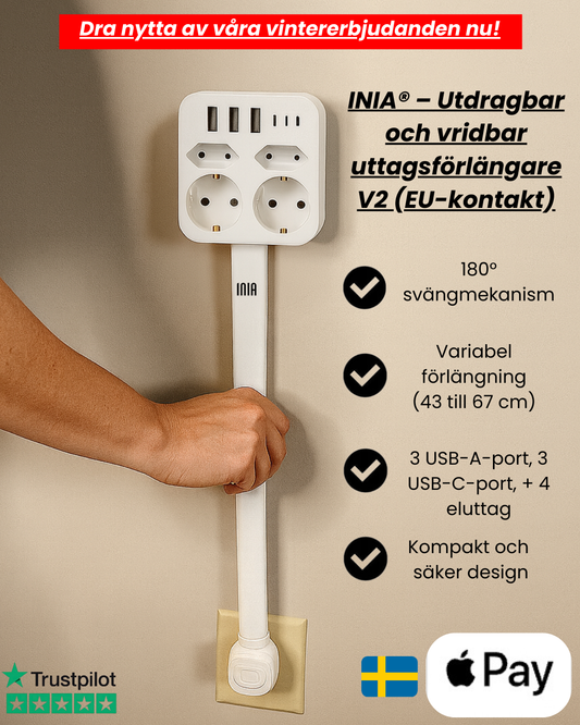 INIA® – Utbyggbar och vridbar elfördelare V2 (EU-kontakter)