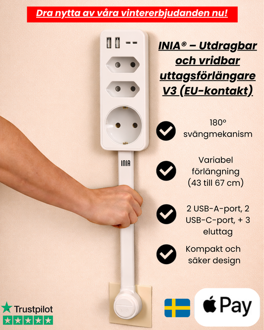INIA® – Utbyggbar och vridbar elfördelare V3 (EU-kontakter)